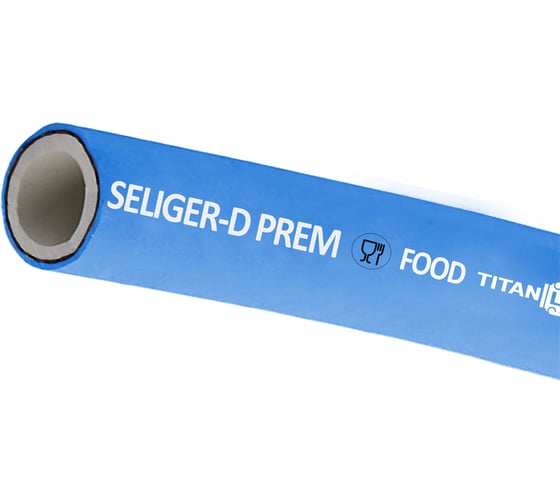 Напорный пищевой рукав SELIGER-D-PREM TITAN LOCK диам. 63 мм, -40C, 10 bar, EPDM, 10 м TL063SL-D-PR картинка