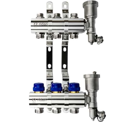 Коллектор+кронштейн+торцевая секция Ридан FHF-6R set 088U0706R картинка