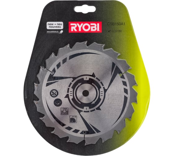 Пильный диск для LCS180/RWSL1801M (150х10х1.5 мм; 18 зубьев) Ryobi CSB150A1 5132002579 картинка