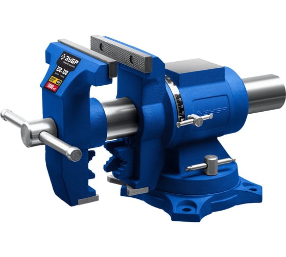 Многофункциональные слесарные тиски ЗУБР Эксперт-3d 150 мм 32712-150 картинка