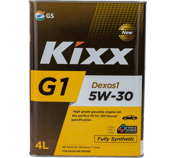 Моторное масло KIXX G1 Dexos1 SN Plus, 5W30, синтетическое, 4 л L210744TE1 картинка