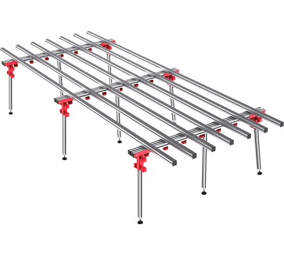 Стол раскладной для крупноформатных плит promax 500 кг, 150×180/360×75 см vertextools 17-180-500 картинка