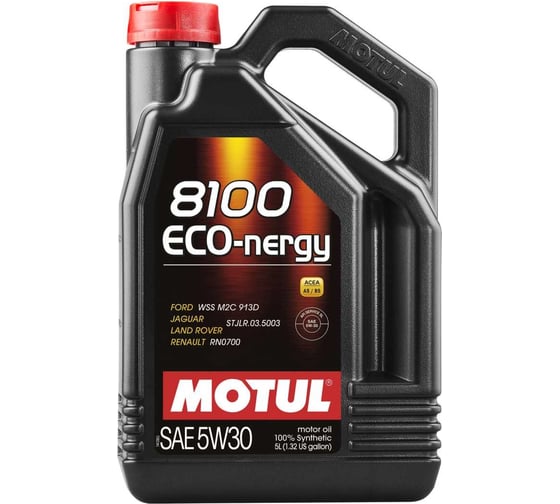 Моторное масло MOTUL 8100 ECO-nergy синтетическое, 5W30, 5 л 111686 картинка