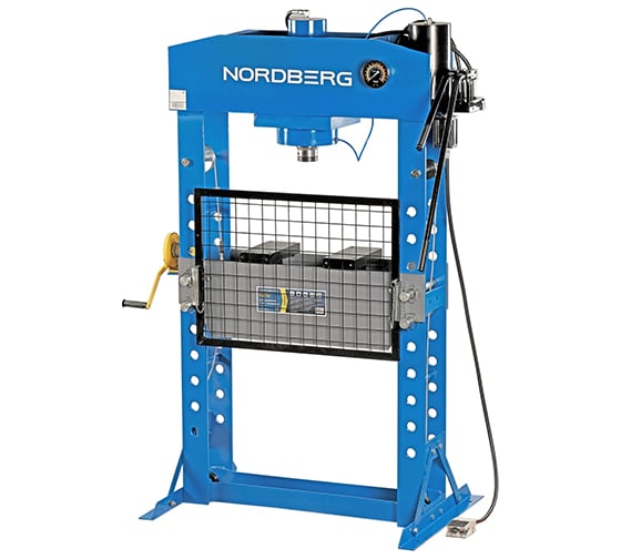Пресс гидравлический NORDBERG 75т, пневмоуправление N3676A картинка