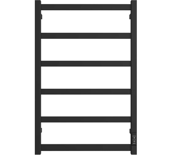 Электрический полотенцесушитель ДВИН J plaza neo 80/50 К диммер, квадрат, черный матовый 4656759179083 картинка