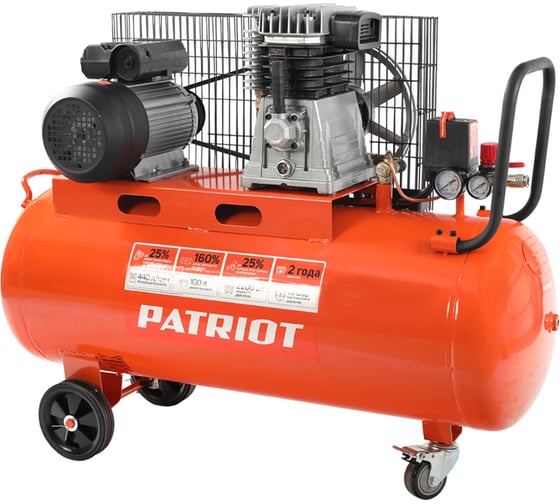 Поршневой ременной компрессор PATRIOT PTR 100-440I 525301965 картинка