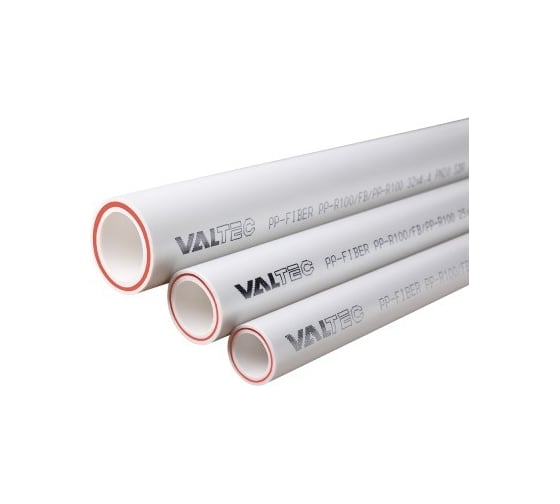 Труба VALTEC PP-FIBER арм. стекл. PN 20, 63 MM (белый) VTp.700.FB20.63 картинка