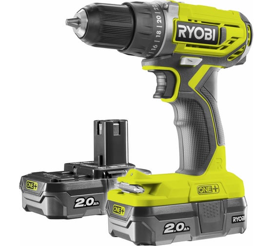 Аккумуляторная дрель-шуруповерт Ryobi ONE+ R18DD2-220S 5133003821 картинка