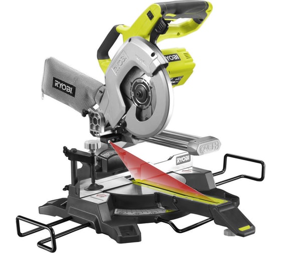 Аккумуляторная торцовочно-усовочная пила Ryobi ONE+ R18MS216-0 5133003597 картинка