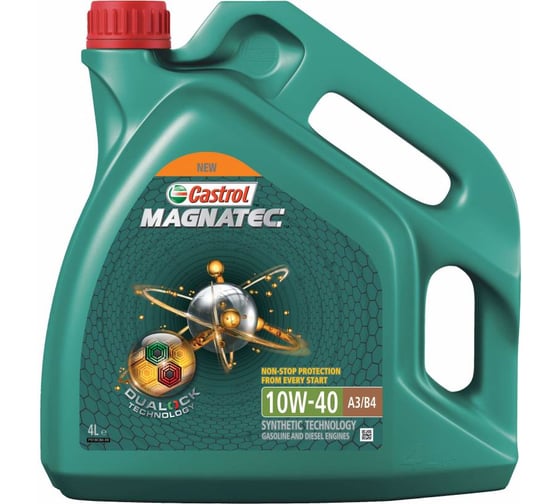 Масло моторное полусинтетическое Magnatec 10w40 А3/В4 DUALOCK (4 л) Castrol 15CA24 картинка