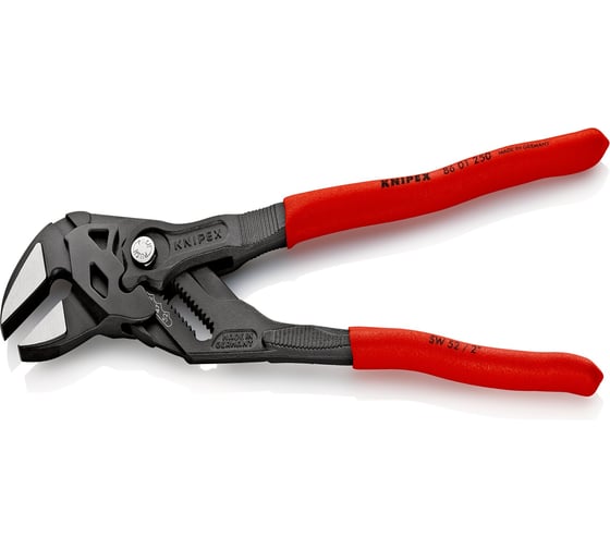 Переставные клещи KNIPEX 52 мм 2, L-250 мм, серые, 1-к ручки, подвес KN-8601250SB картинка