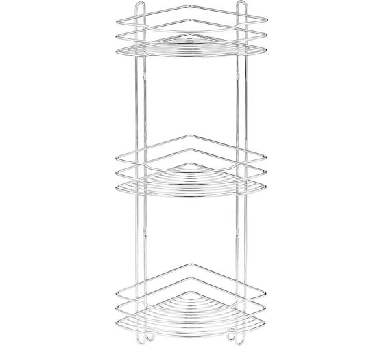 Полка ЧМЗ Стамбул настенная, угловая, 3 яруса 501-006-01 картинка