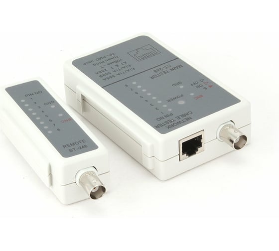 Тестер Cablexpert LAN для RJ-45, RG-58 NCT-1 картинка