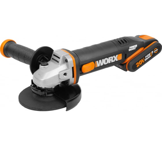 Аккумуляторная угловая шлифмашина WORX WX803 картинка