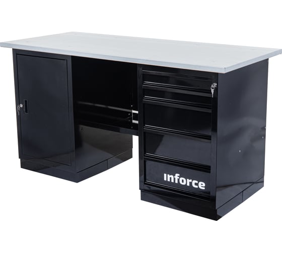 Верстак с драйвером и тумбой Inforce 1600х686х845 LW-3 05-01-007 картинка