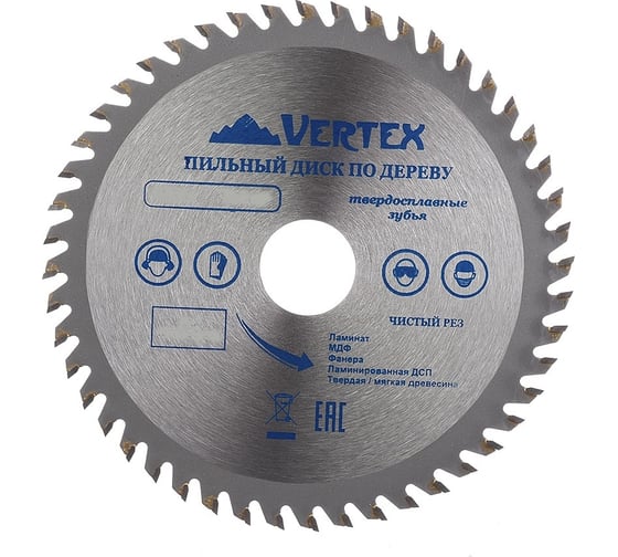 Диск пильный по дереву (210х32-30 мм; 24 зуба) Vertextools 210-24-32 картинка