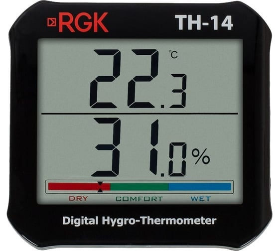 Термогигрометр RGK TH-14 с поверкой 778602 картинка