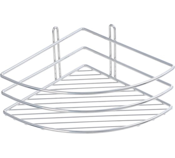 Угловая полка FIXSEN одноэтажная, хром FX-710-1 картинка
