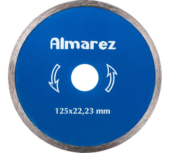 Диск отрезной алмазный Керамика тонкий (125х1.2х22.23 мм) Almarez 302125 картинка