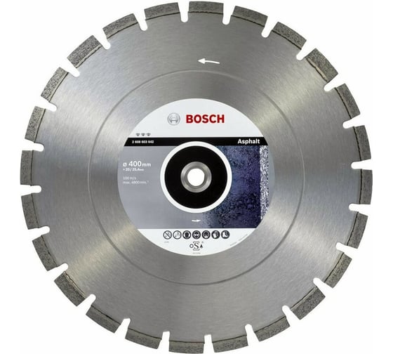 Алмазный диск Best for Asphalt 400х20/25.4 мм Bosch 2608603642 картинка