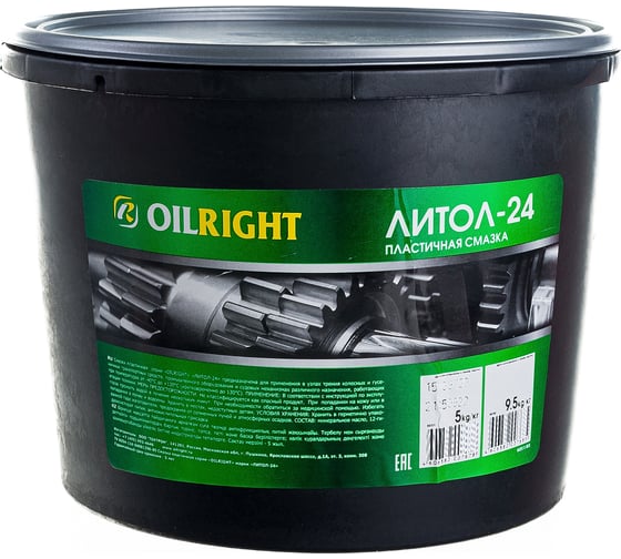 Пластичная смазка OILRIGHT Литол-24 5 кг 6051 картинка