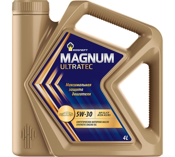 Моторное масло РОСНЕФТЬ Magnum Ultratec 5W-30 SL-CF синт. кан. 4 л 40815342 картинка