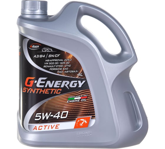 Масло G-ENERGY Synthetic Active 5W-40 4л 253142410 картинка