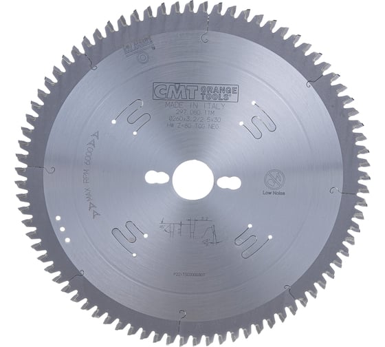Диск пильный по металлу и ламинированным панелям (260х30х3.2/2,5 мм; Z=80) CMT 297.080.11M картинка