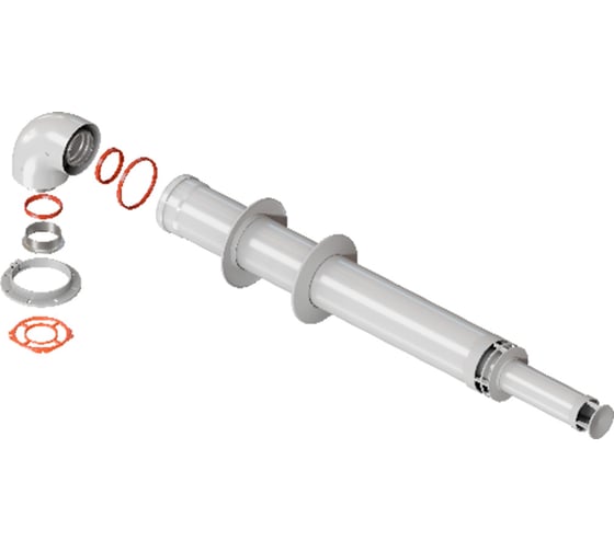 Комплект дымохода ROMMER антилед 60/100 — 1000 мм RCA-6010-261000 RG0091CSP6ECA3 картинка