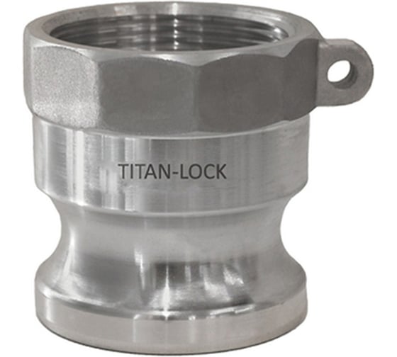 Алюминиевый камлок TITAN LOCK тип A ниппель, внутр. резьба NPT 4″ TL400AALN картинка